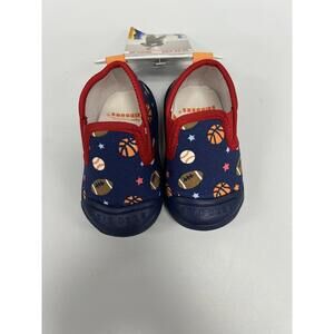 Skidders Baby Shoes with Sports Ball Pattern